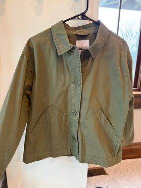 Madewell Olive Green Utility Jacket
